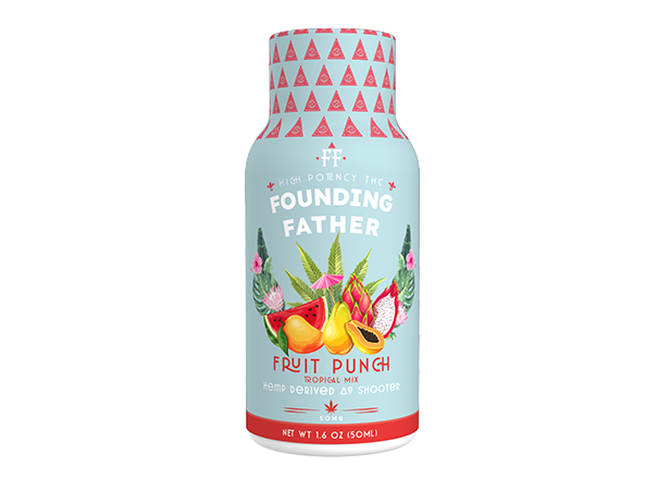 Tropical Fruit Punch : Hemp Derived Delta 9 Shooter Shot